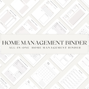 Ultimate Home Management Binder, Home Binder, Home Management Family Binder, Home Management Binder, Home Organization, Home Maintenance