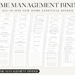 Ultimate Home Management Binder, Home Binder, Home Management Family Binder, Home Management Binder, Home Organization, Home Maintenance