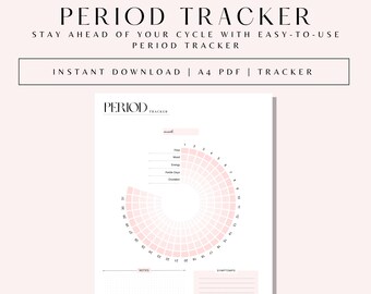Period Tracker Printables, Ovulation Tracker, Fertility Planner, Period Tracker, Symptom Tracker, Moontime Journal, Menstrual Planner