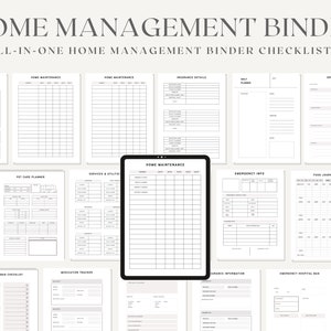 Ultimate Home Management Binder, Home Binder, Home Management Family Binder, Home Management Binder, Home Organization, Home Maintenance