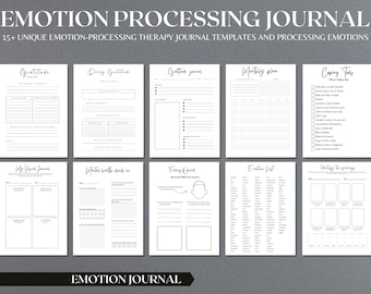 Feuilles de travail sur le traitement des émotions, Liste des émotions, Santé mentale imprimable, Traitement des émotions, Feuilles de travail sur la thérapie de régulation émotionnelle, Émotions