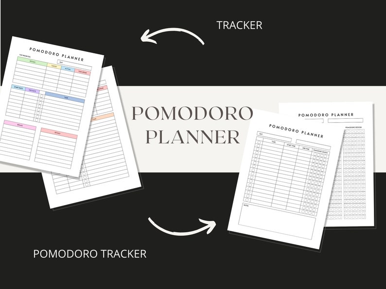 Pomodoro Planner, Pomodoro Timer, Pomodoro Tracker, Study Session ...