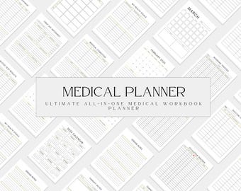Medizinischer Planer, Medizinischer Organisator, Familien Gesundheit Sammelmappe, Medizinische Sammelmappe,