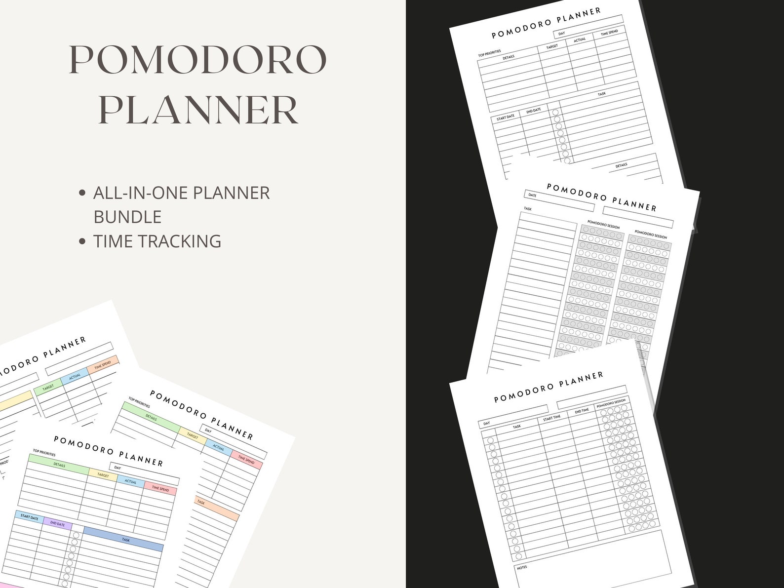 Pomodoro Planner, Pomodoro Timer, Pomodoro Tracker, Study Session ...