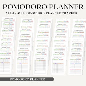 Druckbare Pomodoro Vorlage, Pomodoro Tagebuch, Leger für einen Planer, Planer für Planer, Planer für Planer, Planer für Planer, Planer für Planer, Planer für Planer, Planer für Planer und Planer