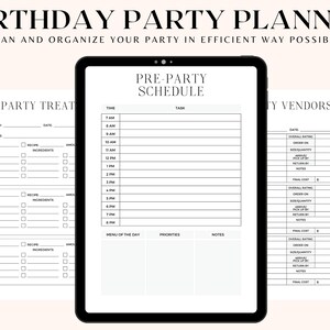 The Ultimate Birthday Planner Bundle, Birthday Party Planner Bundle, Birthday Party Planner, Party Planner, Birthday Organizer, Event Plan