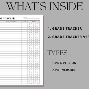 Digital Gradebook for Teachers, Digital Grade Tracker, Grade Tracker ...
