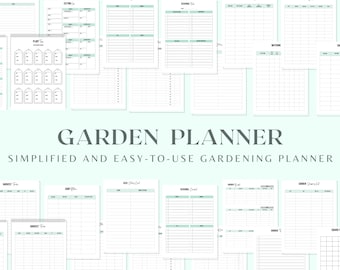 The Ultimate Gardening Planner BUNDLE, Gardening Planner Printable, Garden Organizer, Garden Layout, Garden Journal | Gardening Notebook