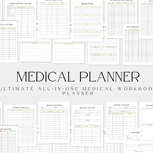 Medische planner, medische organisator, gezinsgezondheidsmap, medische map, gezondheidsorganisator, medisch logboek, medisch dossier, gezondheidsorganisator