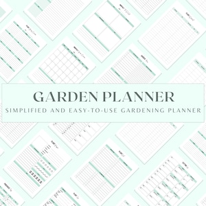 The Ultimate Gardening Planner BUNDLE, Gardening Planner Printable, Garden Organizer, Garden Layout, Garden Journal | Gardening Notebook
