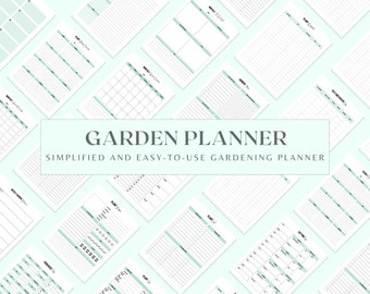 The Ultimate Gardening Planner BUNDLE, Gardening Planner Printable, Garden Organizer, Garden Layout, Garden Journal | Gardening Notebook
