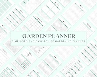 The Ultimate Gardening Planner BUNDLE, Gardening Planner Printable, Garden Organizer, Garden Layout, Garden Journal | Gardening Notebook