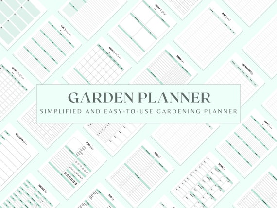 The Ultimate Gardening Planner BUNDLE, Gardening Planner Printable, Garden Organizer, Garden Layout, Garden Journal | Gardening Notebook