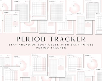 Period Tracker Printables, Ovulation Tracker, Fertility Planner, Period Tracker, Symptom Tracker, Moontime Journal, Menstrual Planner