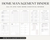 Household Binder, Home Management Binder, The Household Planner Printables, Printable Household Planner, Home Maintenance Binder, PDF