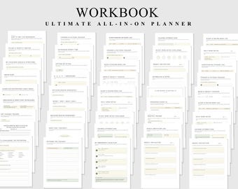 Arbeitsbuch zur Entgiftung vom Grübeln, Tagebuch zur Linderung von Angstzuständen und Grübeleien, Gedankenprotokoll zur kognitiven Verhaltenstherapie, Arbeitsblätter zur Umstrukturierung von Sorgen, Leitfaden für einen ruhigen Geist
