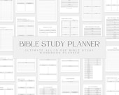 Bible Study Planner, Bible Verse Mapping, Bible Study Digital Planner, SOAP Bible Study, Bible Reading Plan, Bible Reflection, Bible Study