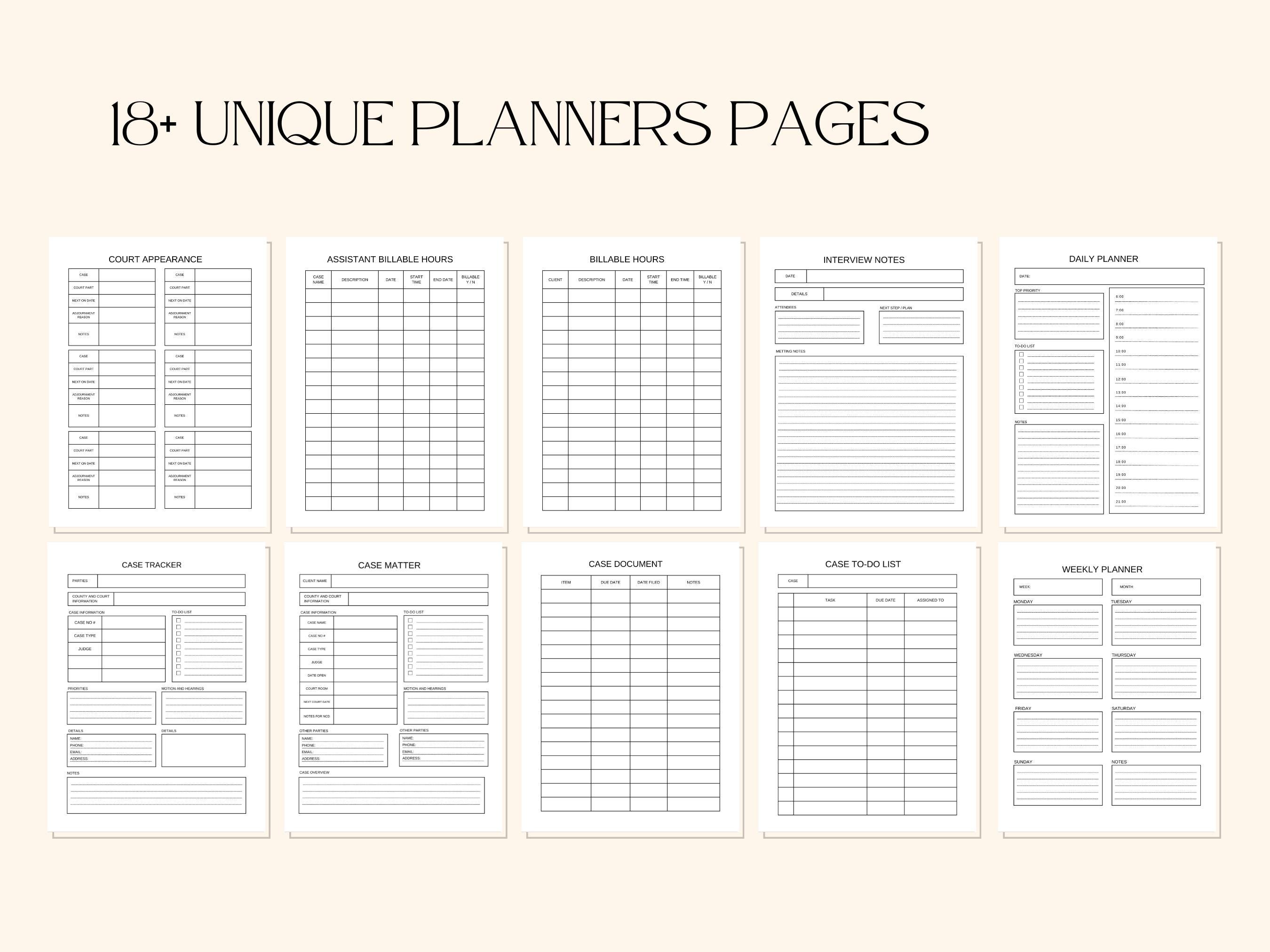 The Daily Docket: - A Daily Professional Planner For Attorneys/Lawyers/ Professionals: Clapp, Hannah, Wall, Josie