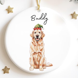 Personalized Dog Bauble with Custom Illustration & Name – Cat Christmas Gift, Dog First Christmas, Pet Memorial, Cat Bauble, Puppy Tree Deco