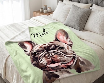 Custom Pet Gift Blanket | Personalised Photo Throw for Pet Lovers