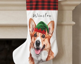 Pet Memorial Gift Christmas Stocking | Personalised from Your Photo