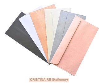Cristina Re DL Invitation Envelopes: Luxury Wedding Stationery, 10 Pack