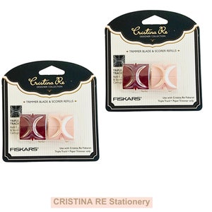 Cristina Re Paper Trimmer Blade and Scorer Refills Fiskars Blade and Scorer Carriage Cristina Re Paper Craft Tool