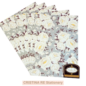 120GSM A4 Pearl Peonies Designer Paper Gift Wrap Paper Card Making DIY Invitation Luxury Paper Scrapbooking Craft Paper Card Making Journal