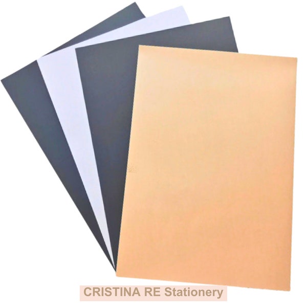 10 A4 Luxury Plain Blush Paper Double Sided Paper Cristina Re Designer Paper Wedding Invitation Card making Scrapbooking Premium Craft Paper