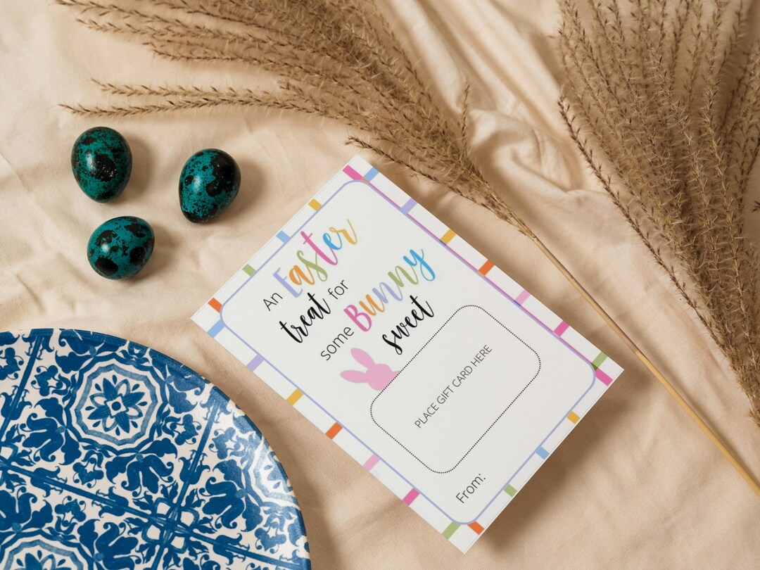 Somebunny Sweet – Easter Gift Card Holder Printable - Instant Download ...