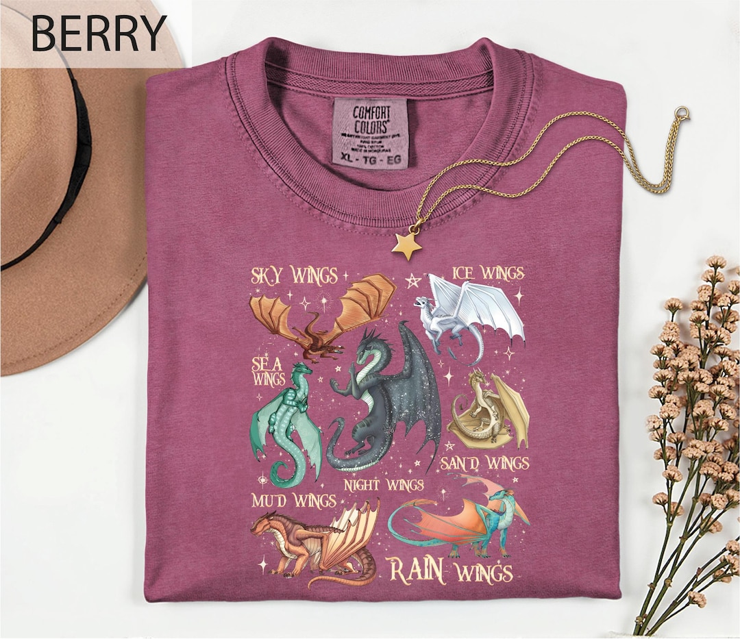 Wings Of Fire Dragons T-Shirt, Queen Of Pyrrhia Sweatshirt, Nightwings Seawings Icewings T