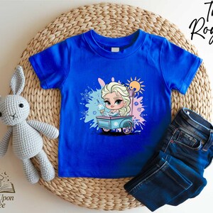 Disney Frozen Elsa T-Shirt, Princess Elsa Sweater, Disneyland Frozen Toddler, Elsa Frozen Sweatshirt, Princess Matching Tee, Elsa Trip Shirt image 3