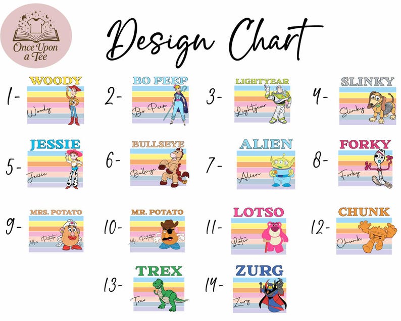 Camiseta de Toy Story de Disney, camiseta de Jessie de Toy Story, camiseta de Woody, camiseta de Rex, camiseta de Slinky, Buzz, camiseta de Bo Peep, camiseta de Toy Story, camiseta de Disney imagen 2