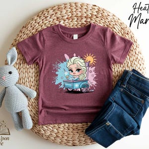 Disney Frozen Elsa T-Shirt, Princess Elsa Sweater, Disneyland Frozen Toddler, Elsa Frozen Sweatshirt, Princess Matching Tee, Elsa Trip Shirt image 2