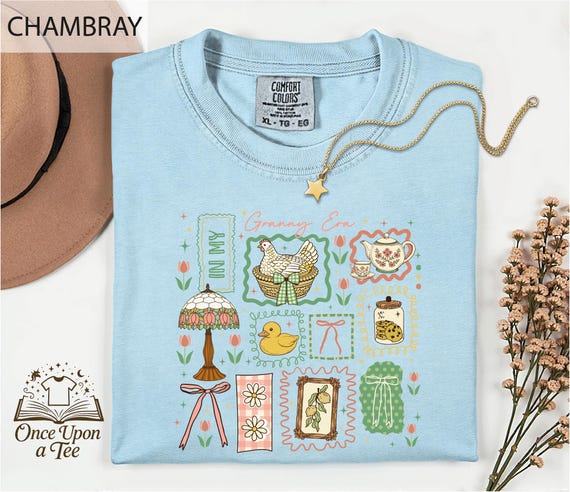 In My Granny Era Shirt, Comfort Colors Farmhouse T-Shirt, Grandma Core Top, Cute Granny Kitchen Sweatshirt, Cozy Cottagecore Graphic Top