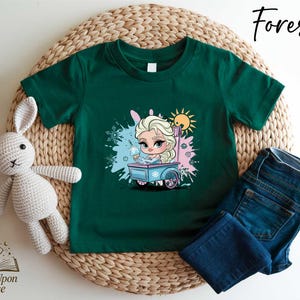 Disney Frozen Elsa T-Shirt, Princess Elsa Sweater, Disneyland Frozen Toddler, Elsa Frozen Sweatshirt, Princess Matching Tee, Elsa Trip Shirt image 1