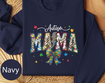Autism Mama Sweatshirt, Comfort Colors® Autism Mom T-Shirt, Autism Shirts, Gift For Autism Mom T-Shirt, Autism Awareness Neurodiversity Top