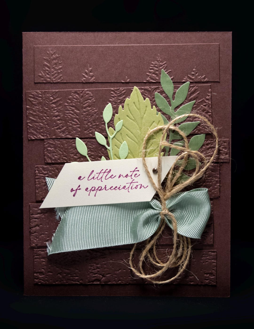 Handmade Greeting Card | Appreciation Card | Blank Card | Foliage - Etsy
