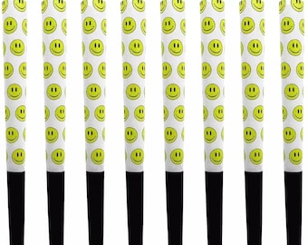 Conos preliados con carita sonriente, paquete de 8