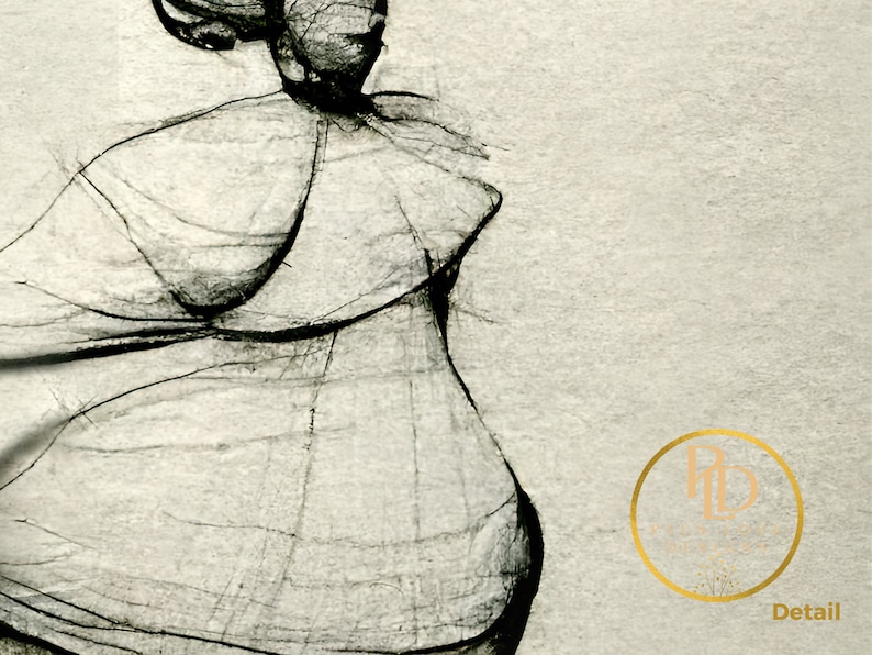 Black and White Nude Pencil Sketch Original Wall Art - Etsy UK