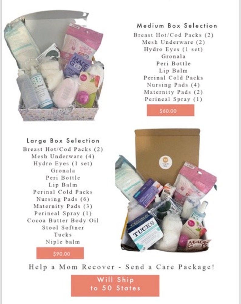 Postpartum Care Package Etsy
