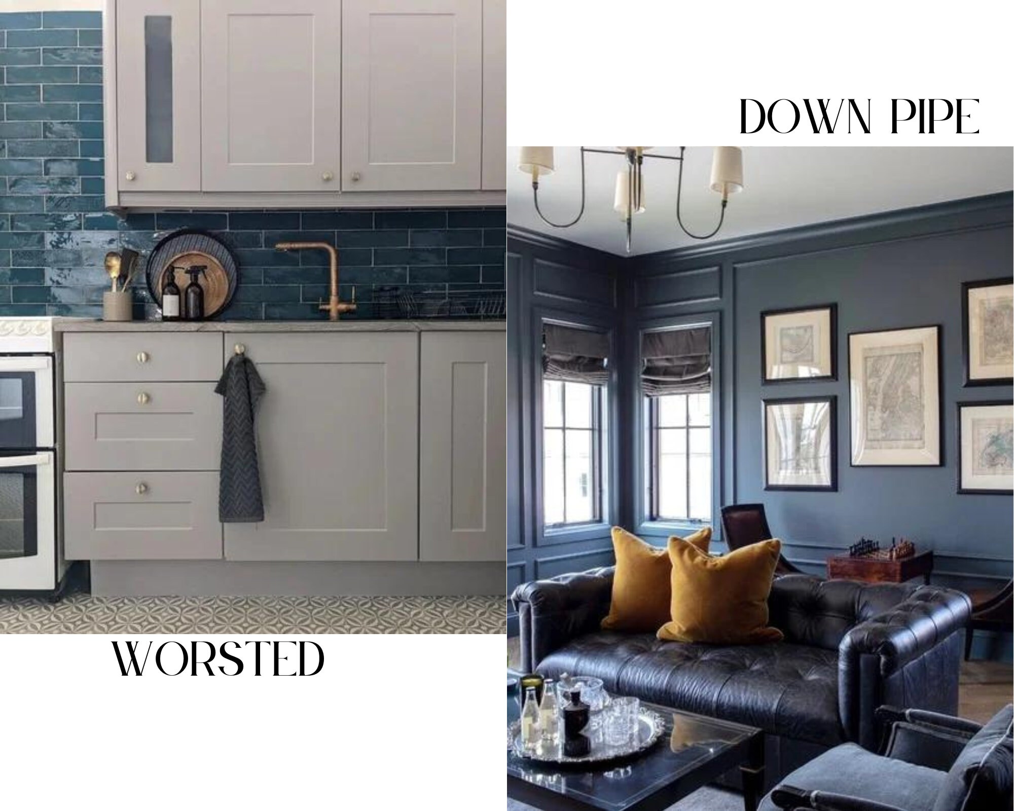 Farrow & Ball Paint Matches Dark Moody Grays Farrow Ball Etsy