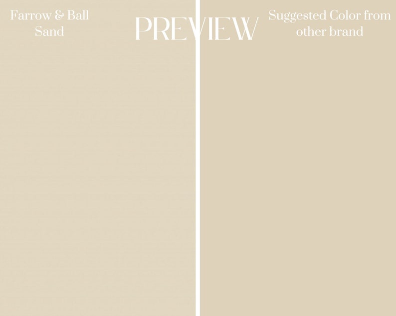 Farrow & Ball California Collection Paint Matches Farrow Ball Etsy