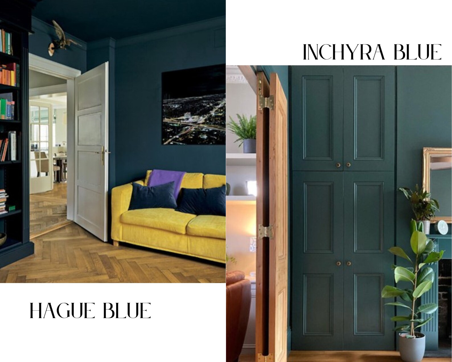 Farrow & Ball Paint Matches Dark Blues Farrow Ball Dupes Etsy