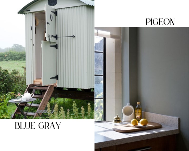 Farrow & Ball Paint Matches Green Greys Farrow Ball Dupes Etsy UK