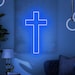 Cross Led Sign, Cross Jesus Neon Sign, Wall Decor, Cross Neon Sign ...