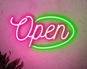 Neon Open Teken, Open Teken Led, Open Teken Voor Zaken, Open Teken Led Lichten, Neon Bar Teken, We Are Open Sign, Aangepaste Outdoor Neon Sign