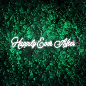 Happily Ever After Neon Sign, Custom Wedding Led Sign, Custom Neon Sign, Happily Ever After Sign, Neon Sign, Wedding Neon Sign, Wedding Gift