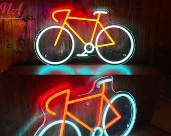 Custom Bike sign, Bicycle LED Neon Sign, Bicycle wall decor, bike led, Custom Neon Sign, Cyclist neon sign, Bicycle lover gift