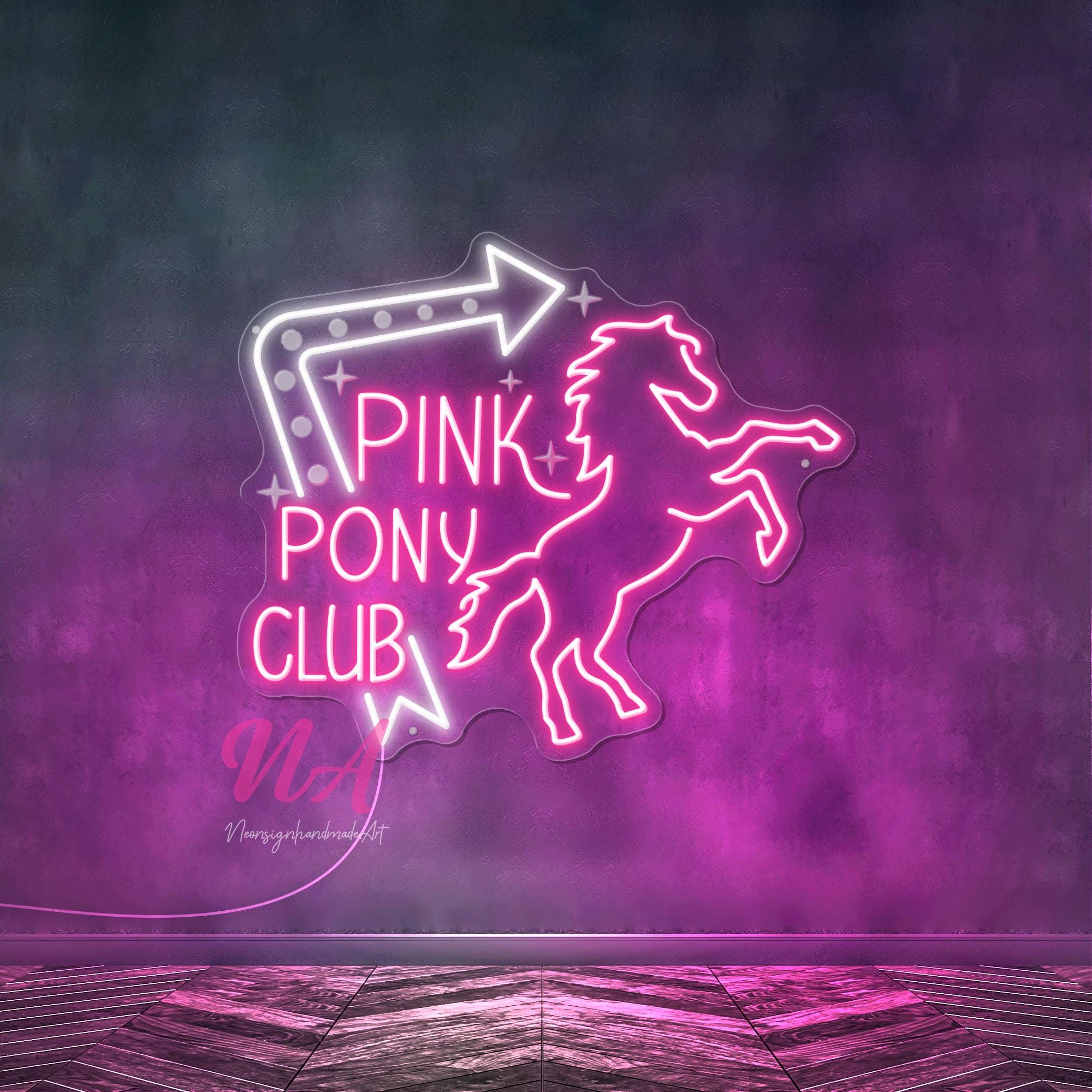 Pink Pony Club Jumbo Hair Claw Clip Rhinestone Horse Neon Statement Clip NWT MC_Claw_green_pink_VB_4_037511  main image 3